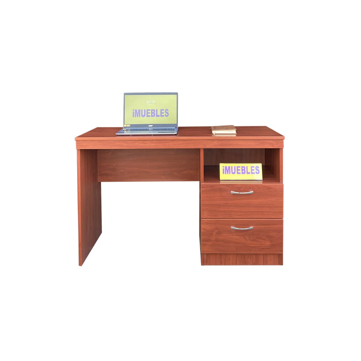 TEMEL - Escritorio 120 cm Color Cedro – iMUEBLES modelo PES