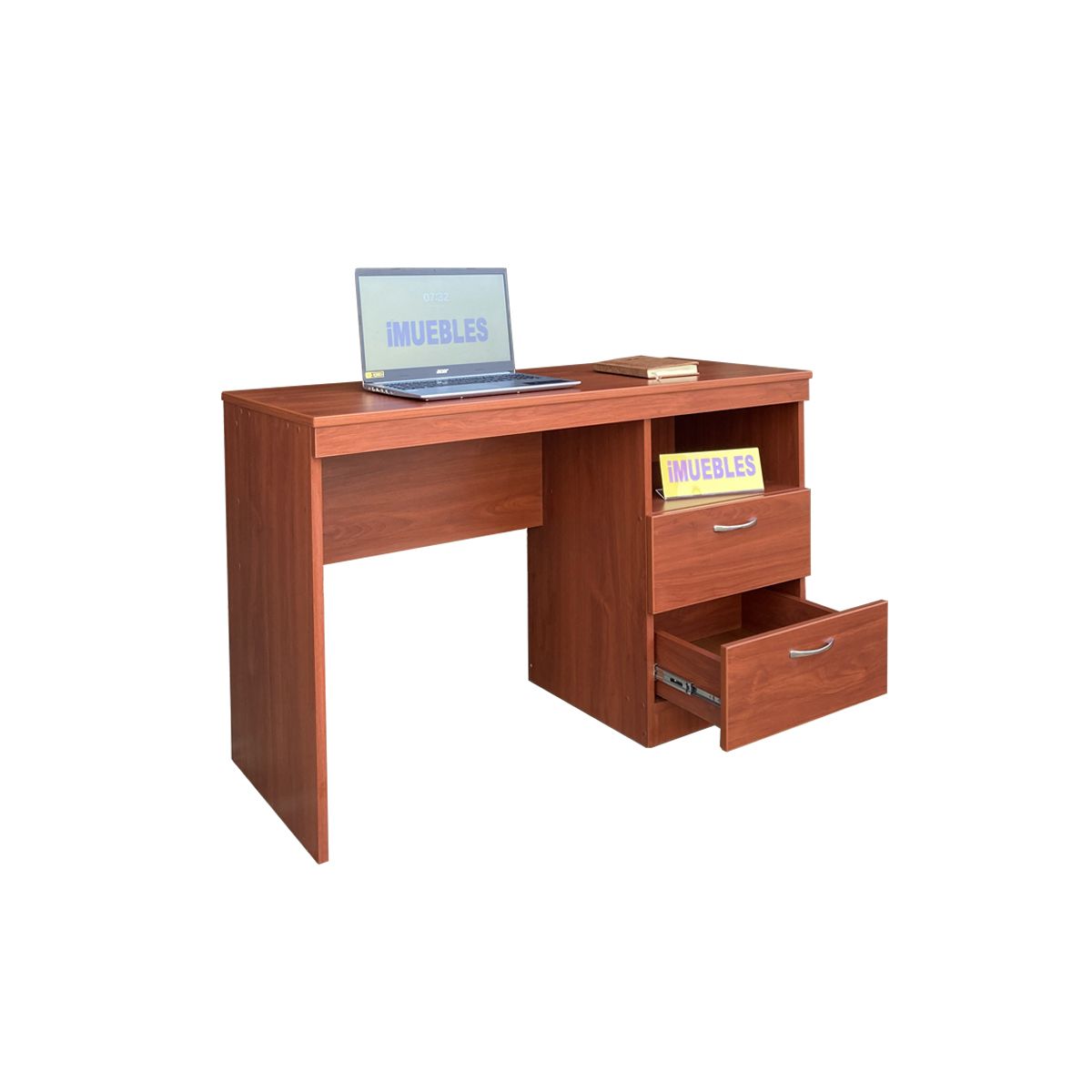 TEMEL - Escritorio 120 cm Color Cedro – iMUEBLES modelo PES