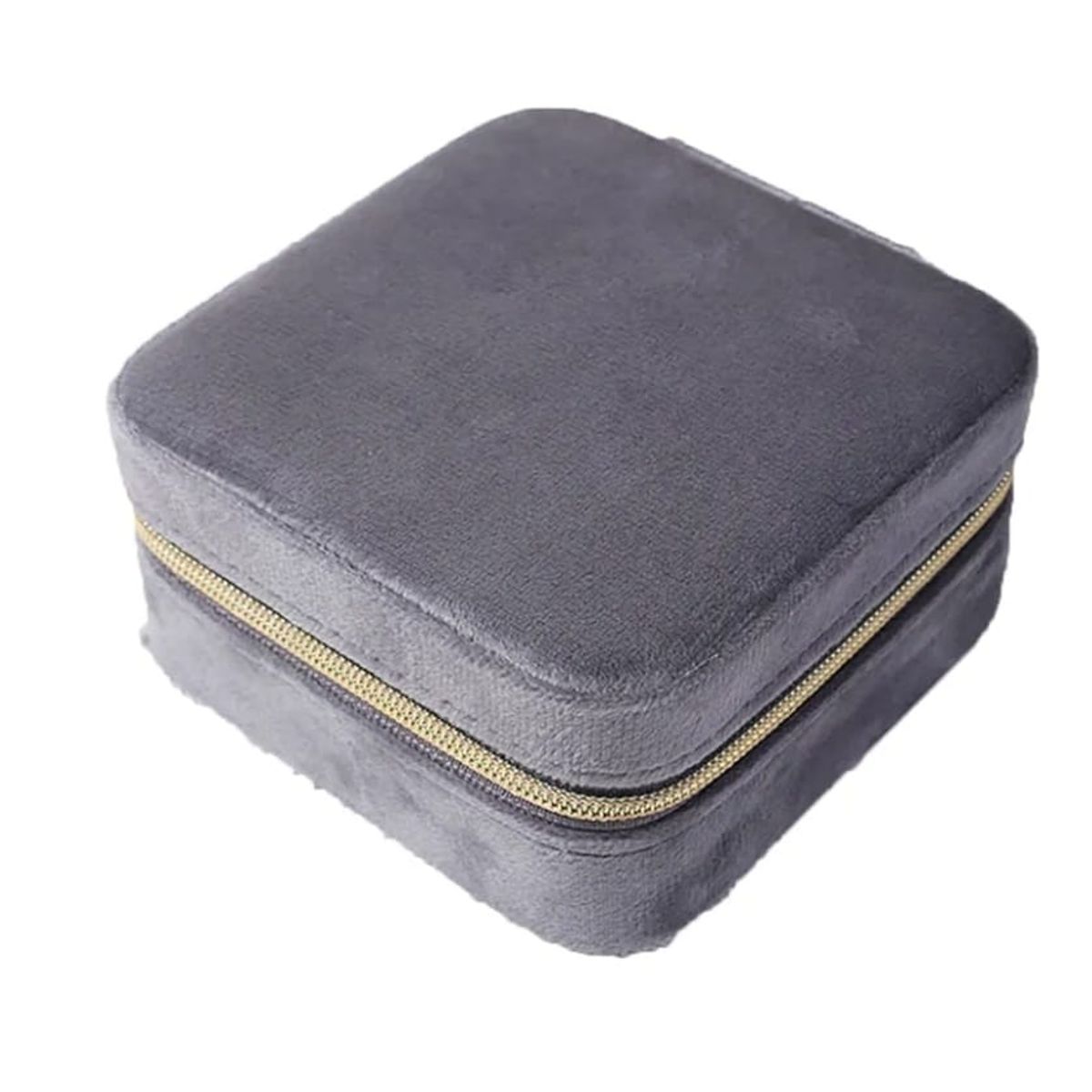 GENERICO - JOYERO VIAJERO GAMUZADO GRIS