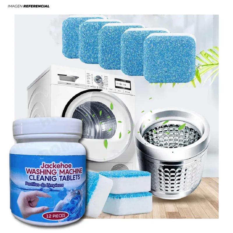 GENERICO - Pastillas Limpiadoras de Lavadora Buen Olor 12 Piezas