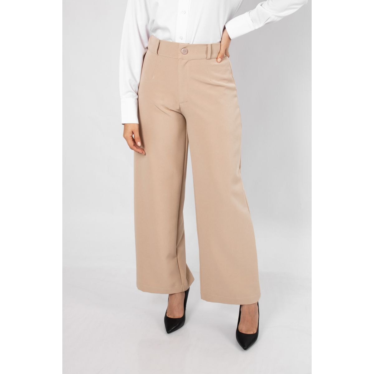 TULULA - Pantalón Ejecutivo Mujer Catalán