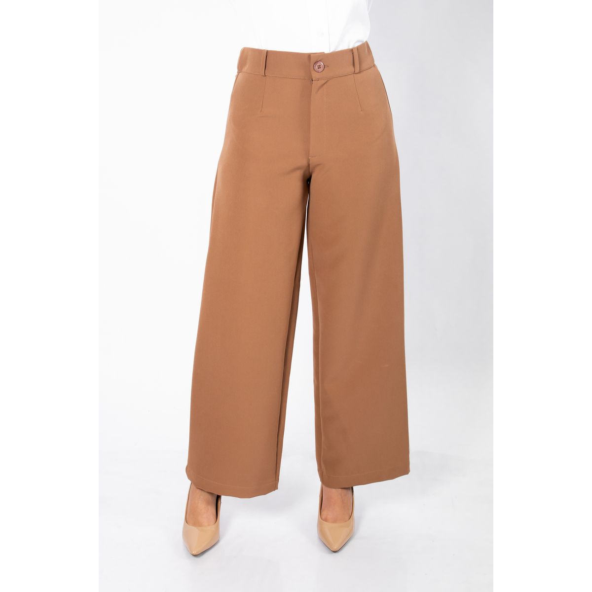 TULULA - Pantalón Ejecutivo Mujer Catalán