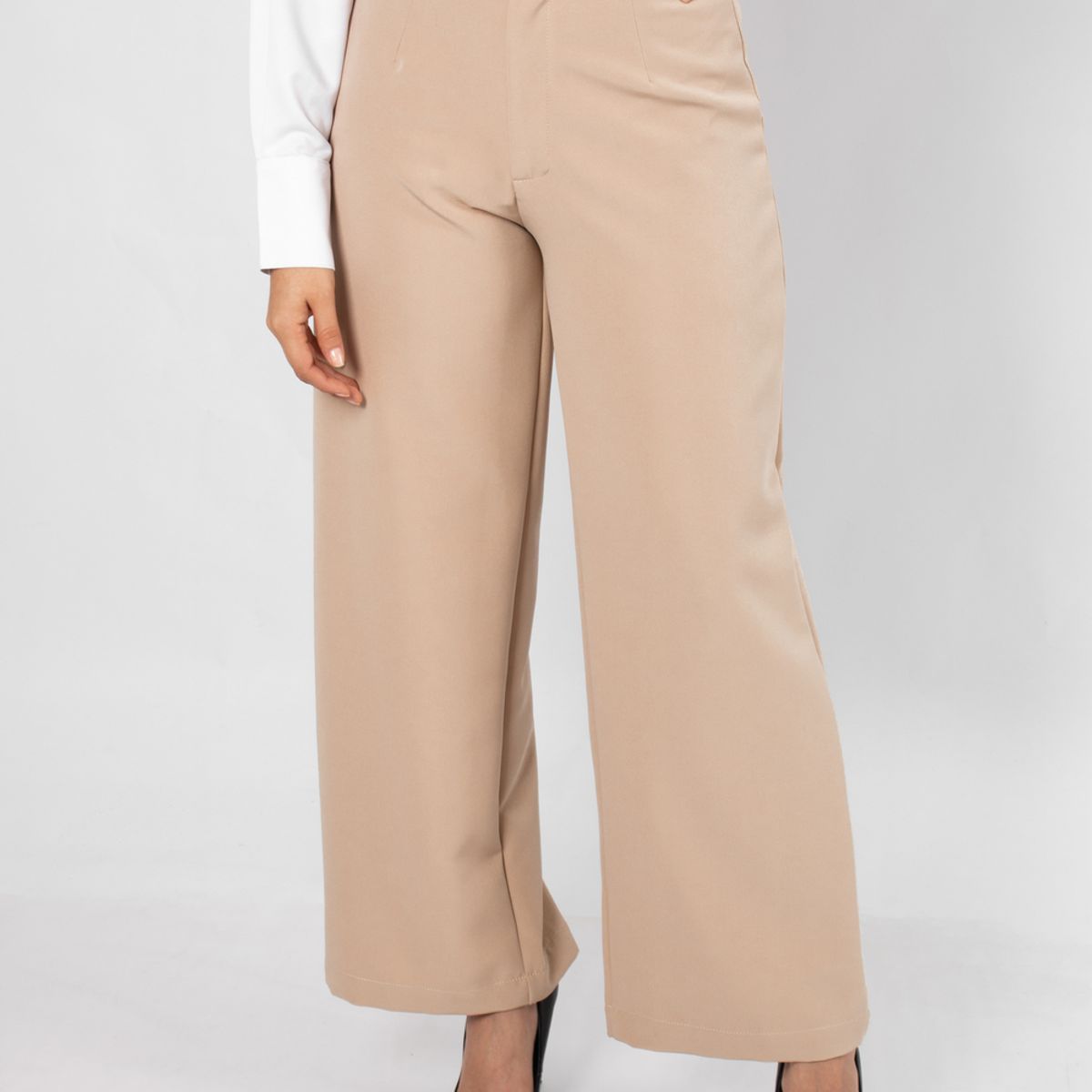 TULULA - Pantalón Ejecutivo Mujer Catalán