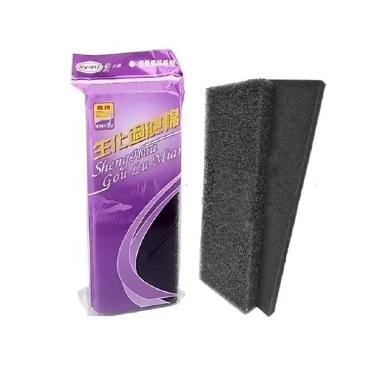 GENERICO - Esponja doble material filtrante para peceras y acuarios