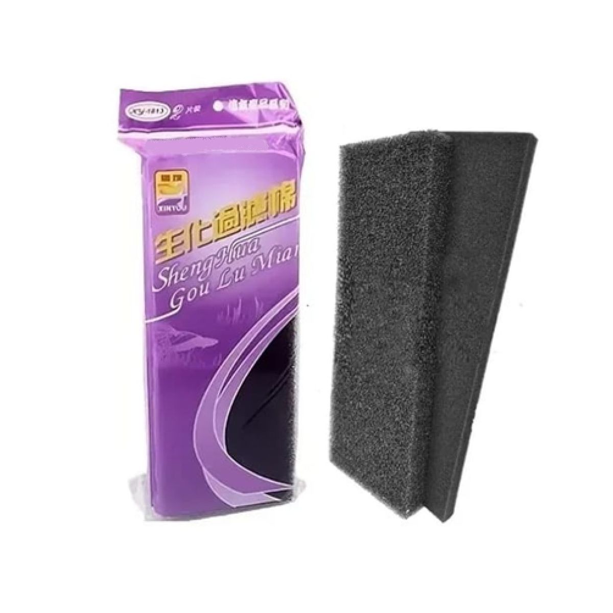 GENERICO - Esponja doble material filtrante para peceras y acuarios