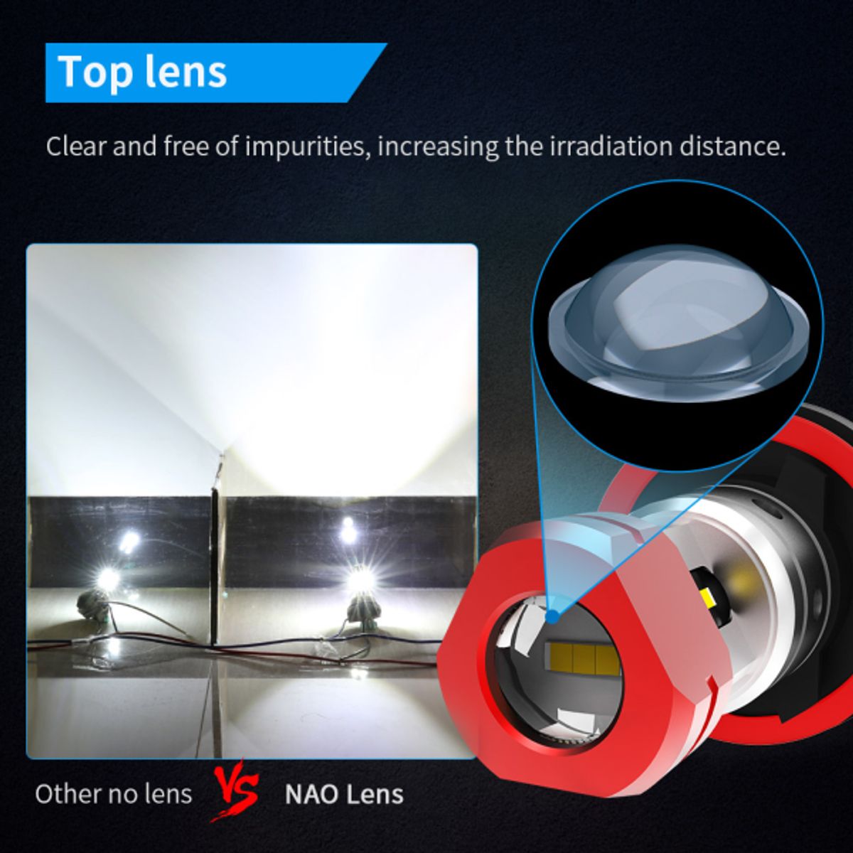 NAOEVO - Focos LED Serie N86 Base 9005 Luz Blanca NAOEVO