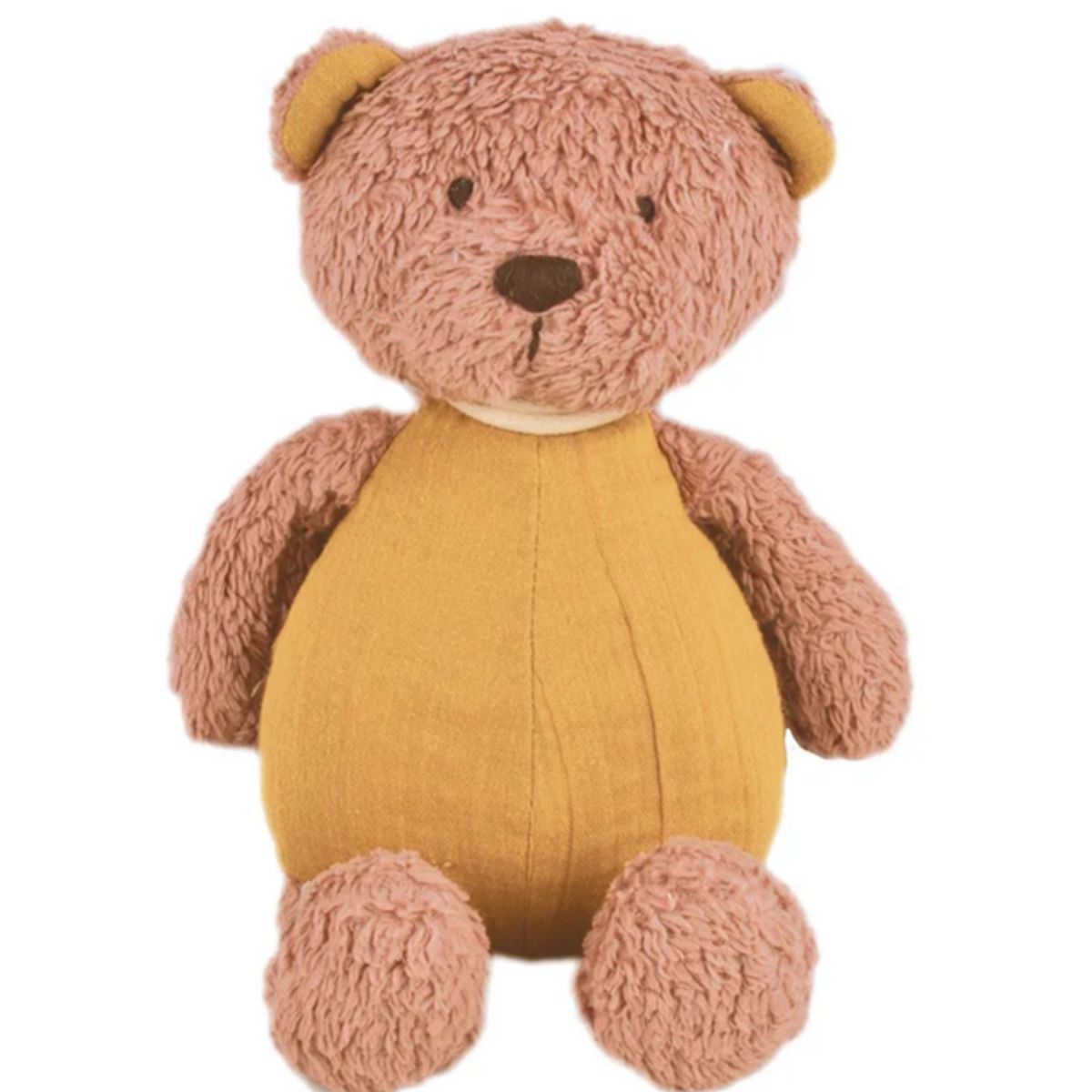 TIKIRI - Tikiri peluche algodón orgánico oso bebé clásico amarillo