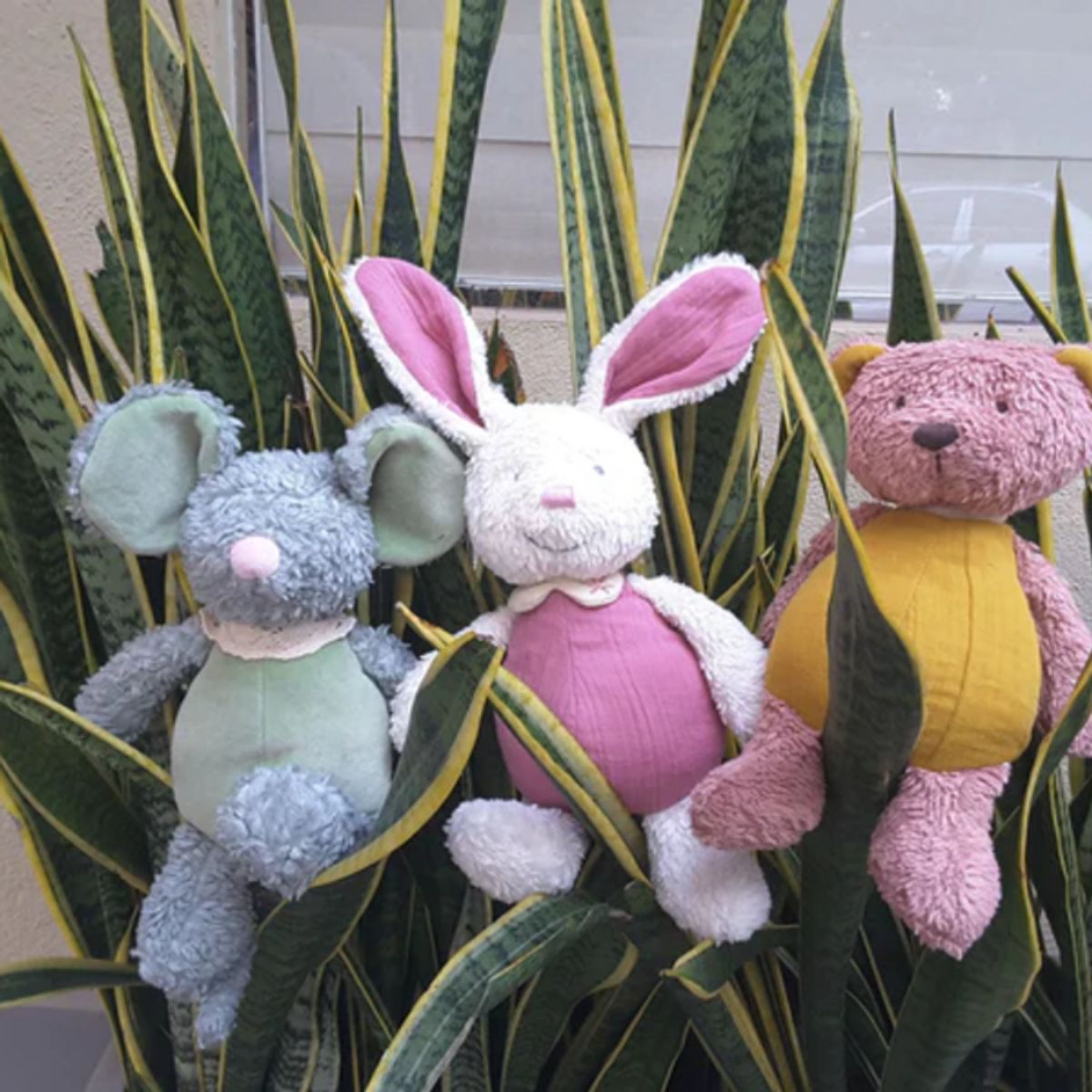 TIKIRI - Tikiri peluche algodón orgánico oso bebé clásico amarillo