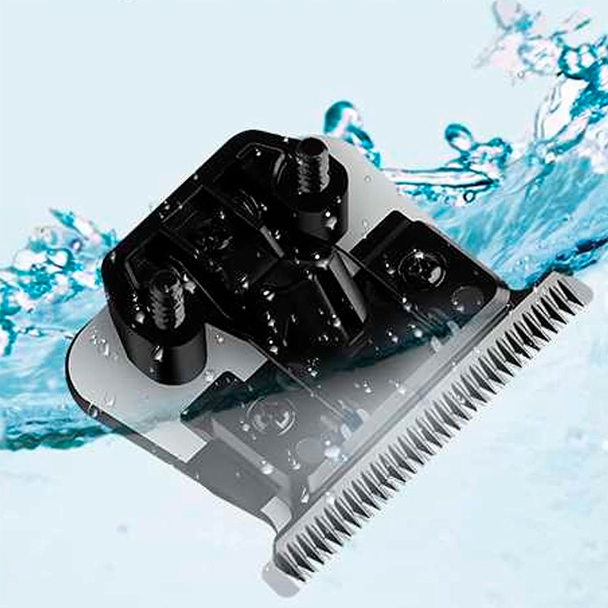 KEMEI - Cuchilla Repuesto Kemei Clipper Modelo Km 2299 Negro