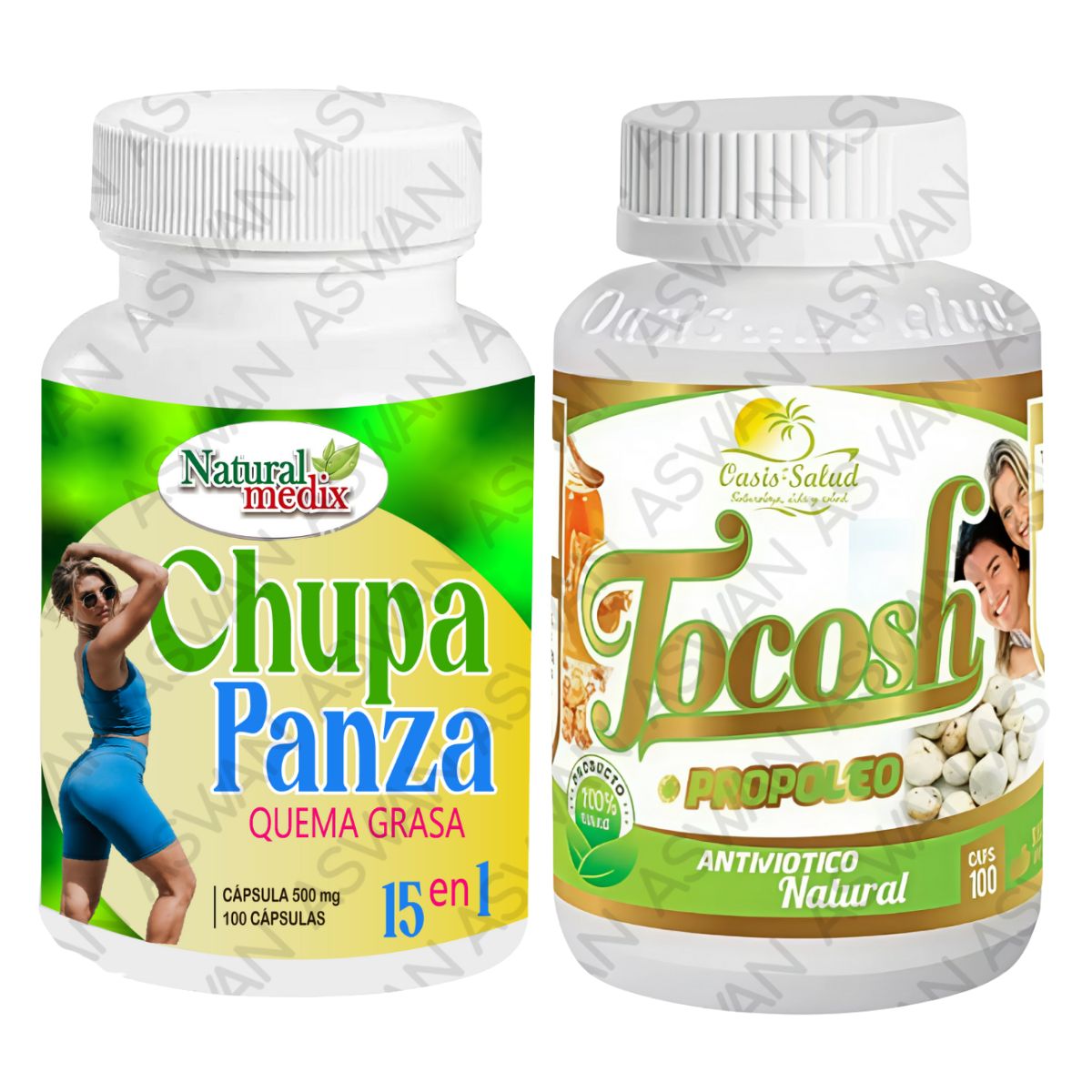 GENERICO - PACK CHUPA PANZA + TOCOSH 100 CÁPSULAS
