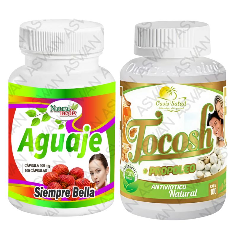 GENERICO - PACK AGUAJE SIEMPRE BELLA + TOCOSH 100 CÁPSULAS