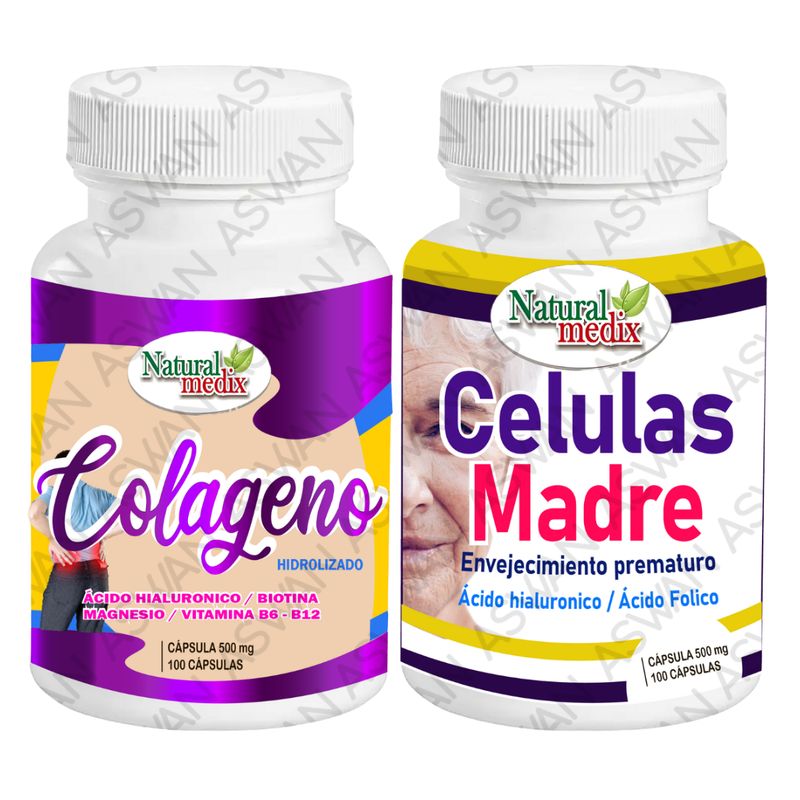 GENERICO - PACK COLÁGENO + CÉLULAS MADRE 100 CÁPSULAS