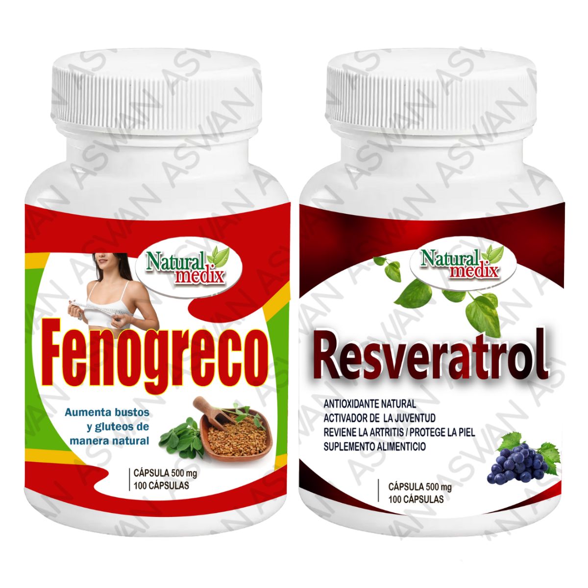 GENERICO - PACK FENOGRECO + RESVERATROL 100 CÁPSULAS