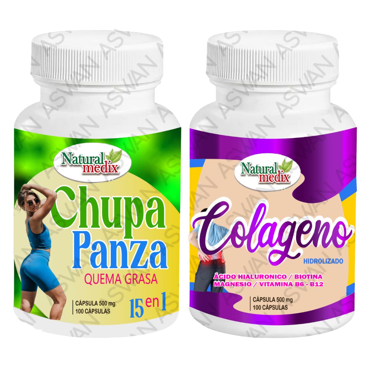 GENERICO - PACK CHUPA PANZA + COLÁGENO 100 CÁPSULAS