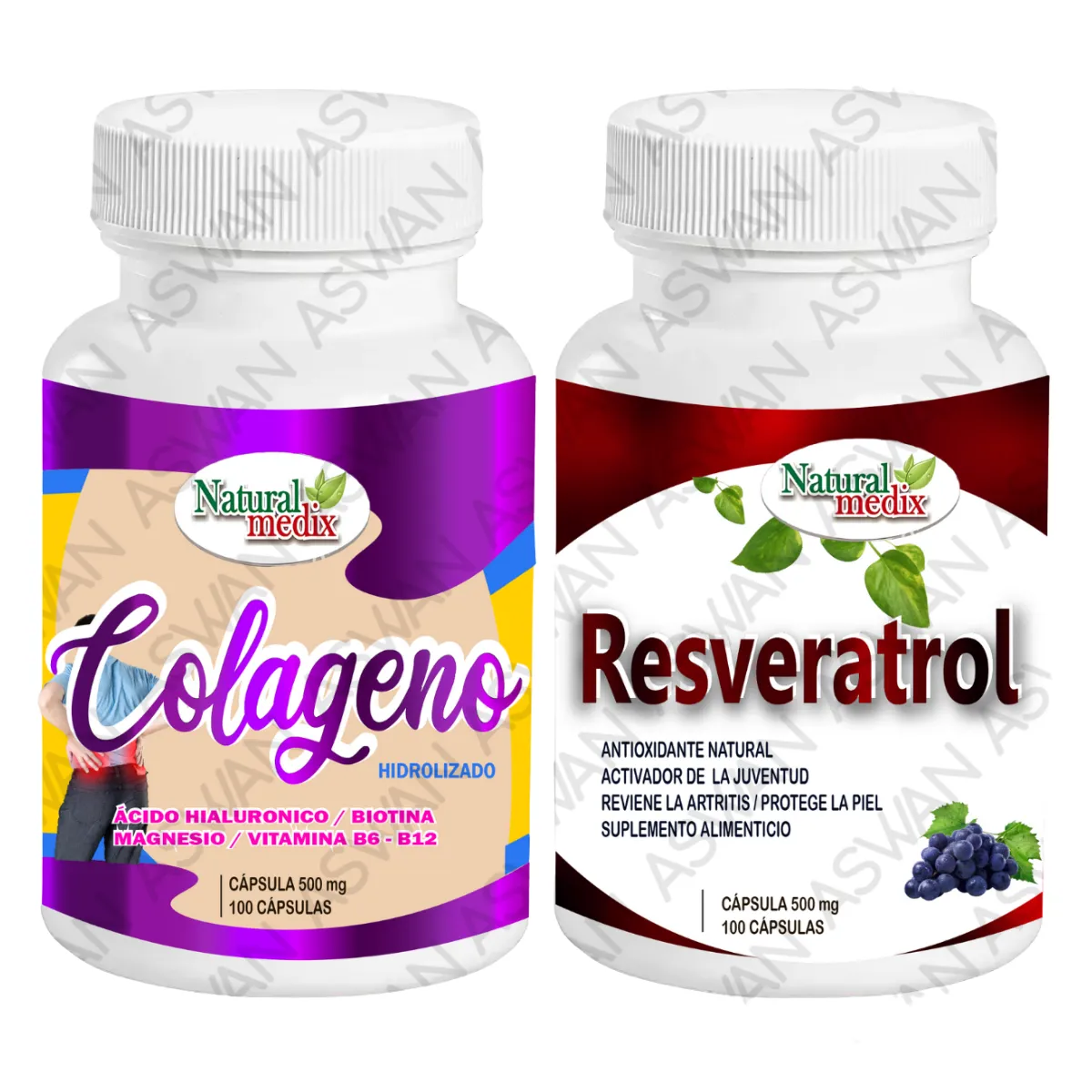 GENERICO - PACK COLAGENO + RESVERATROL 100 CAPSULAS