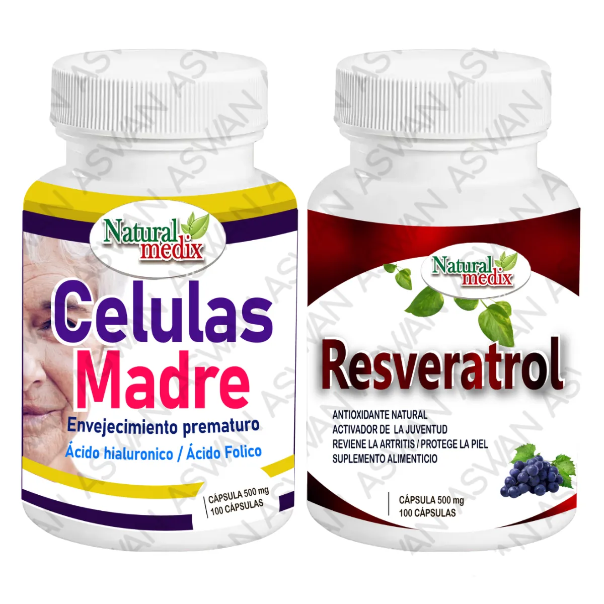 GENERICO - PACK CELULAS MADRE + RESVERATROL 100 CAPSULAS