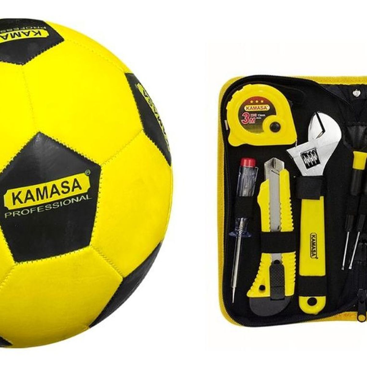 KAMASA - Juego Herramientas Manual 9PcsSet Kamasa KM625 + Pelota