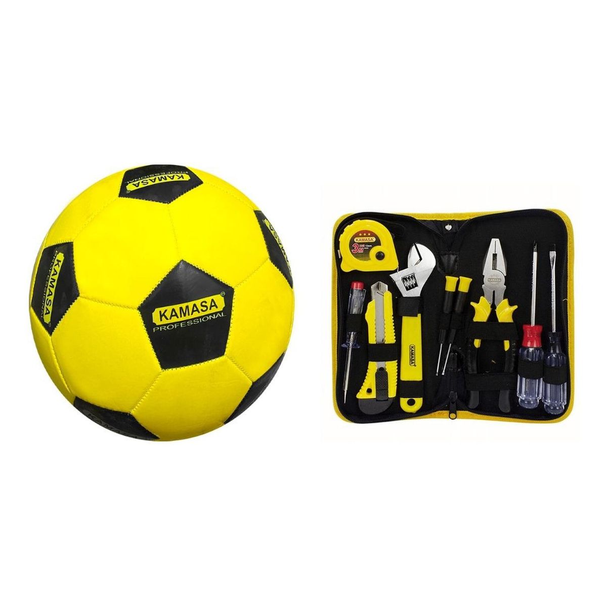 KAMASA - Juego Herramientas Manual 9PcsSet Kamasa KM625 + Pelota