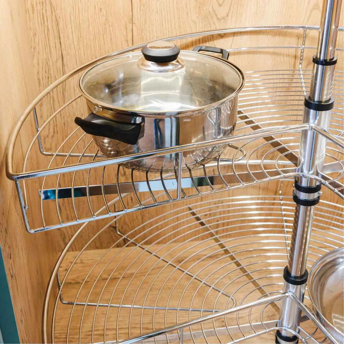 MAS CASA MOBILIARIO Y ACCESORIOS - Torno 270 cromado 72cm diámetro