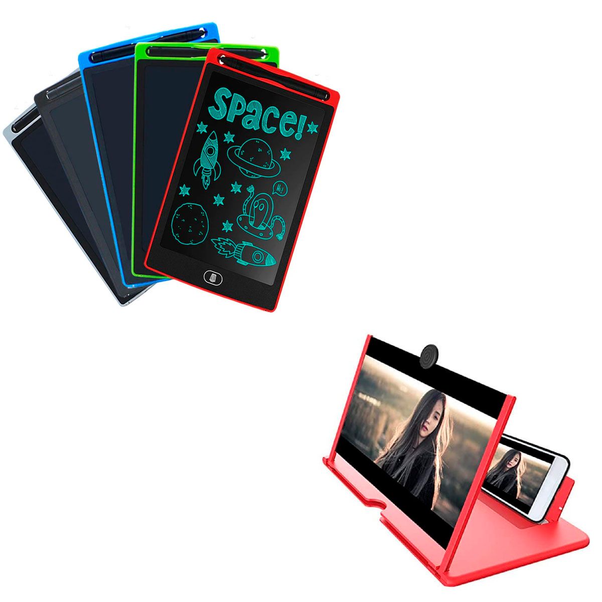 GENERICO - Pack 1 Tableta led 16” +  aamplificador 8”