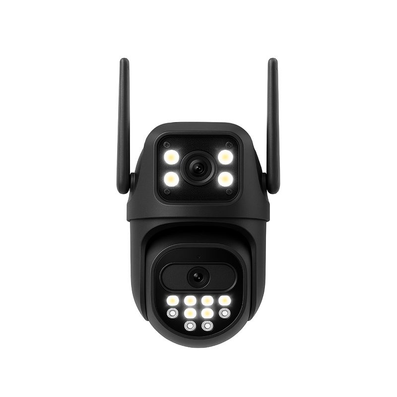 TRENDY TECH E I R L - Cámara de Seguridad DUOLENS 6MP Doble Lente con WiFi