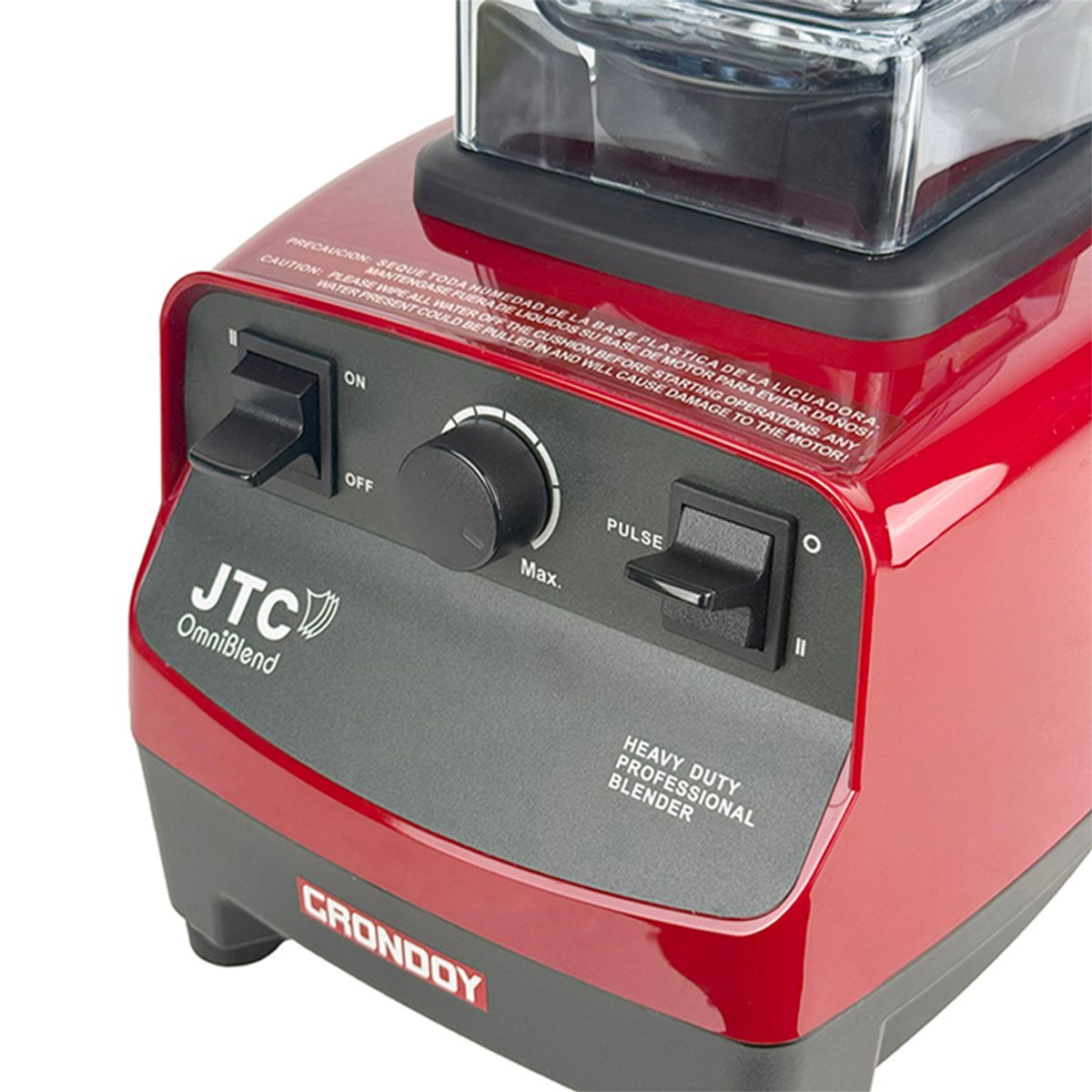 GENERICO - Licuadora JTC Analógica 3HP 2L - Motor Potente 3HP para Continuo