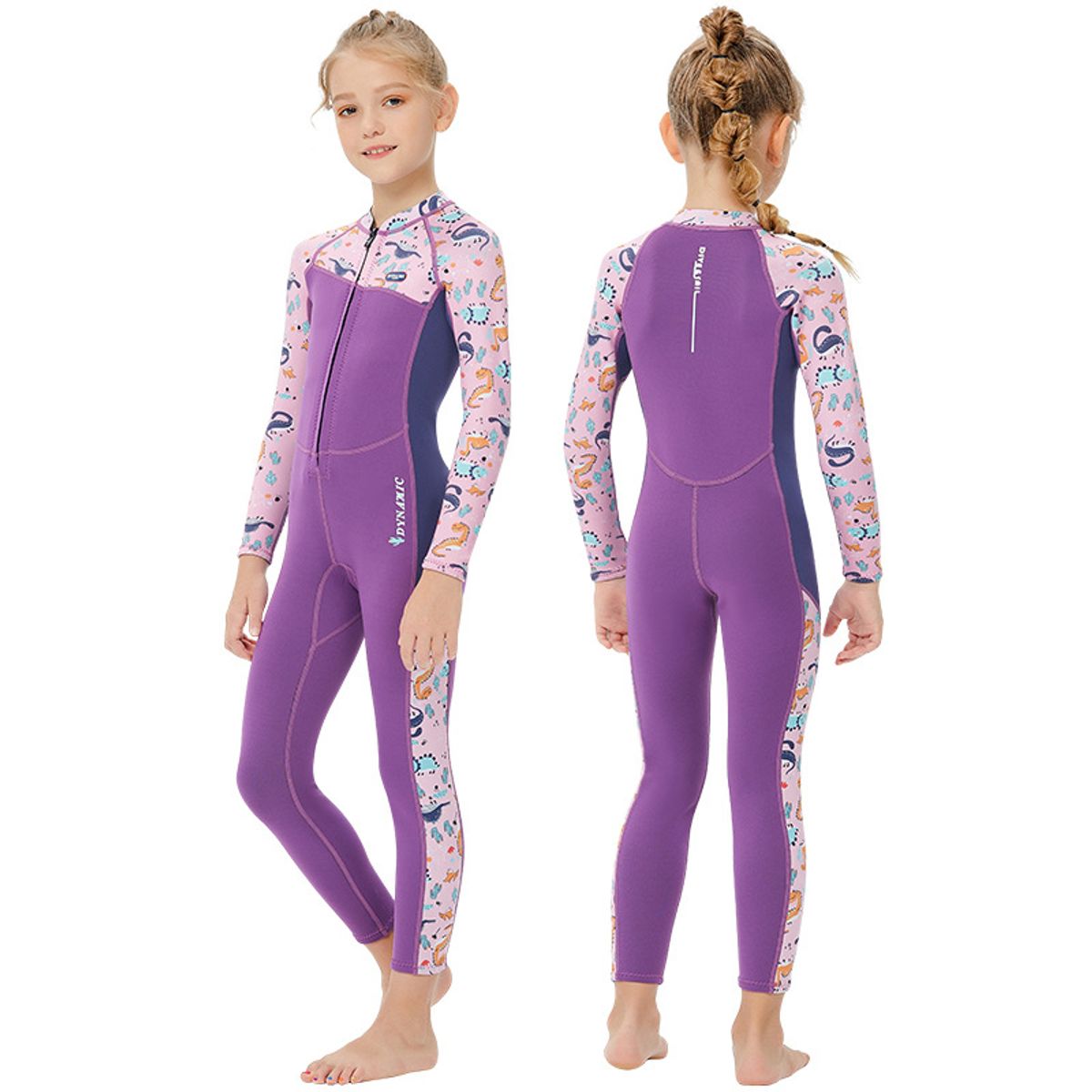 GENERICO - WETSUIT NEOPRENO MANGA LARGA PARA NIÑOS DIVE&SAIL