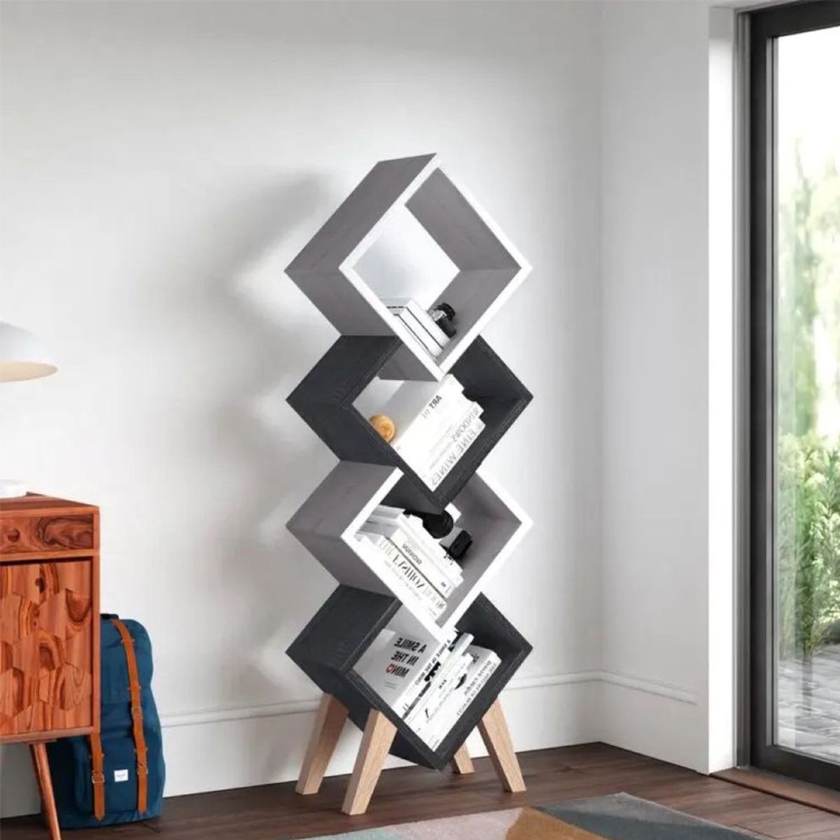 NACION MUEBLES - ESTANTE LIBRERO CHARLY NACION MUEBLES