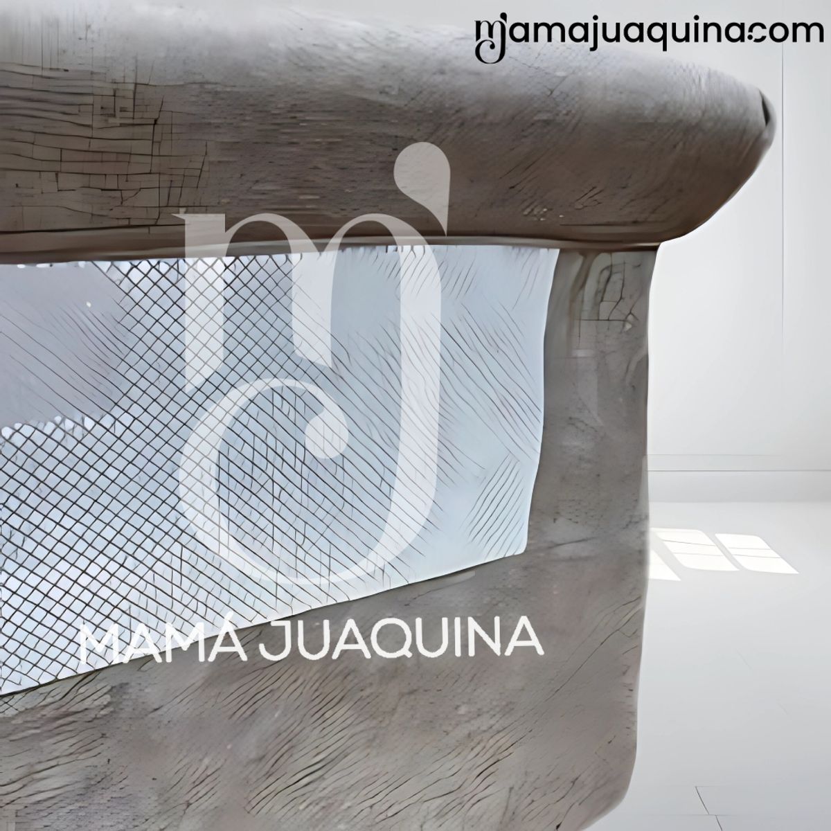 BABY - Cuna Colecho Mecedora «EMBY» de Lujo Gray