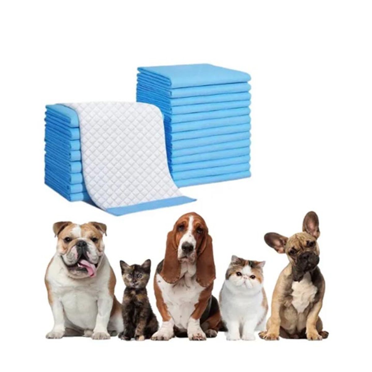 GENERICO - Piso urinario para mascotas 40 pzas