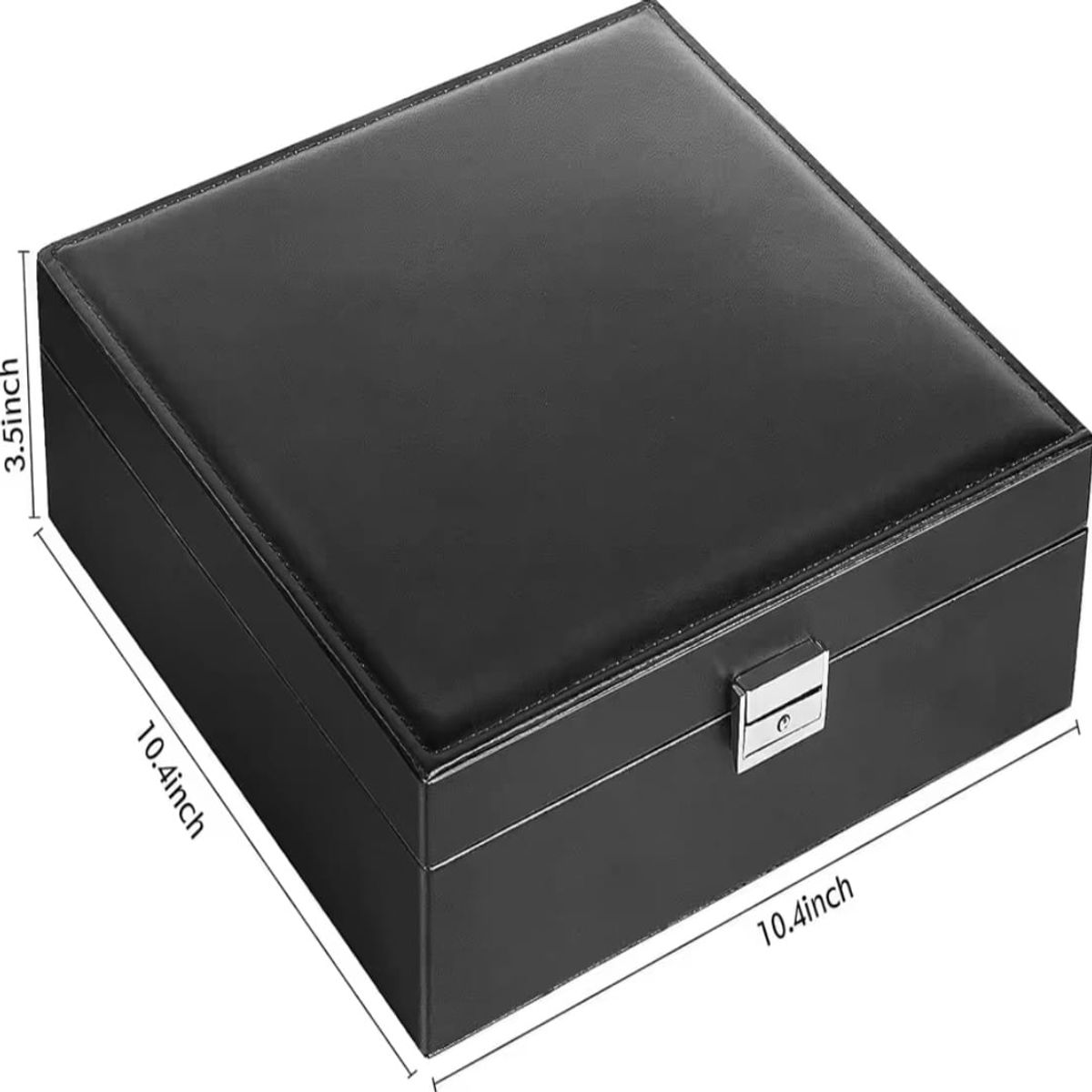GENERICO - Joyero Caja Organizadora Portátil de Joyas 2 Niveles
