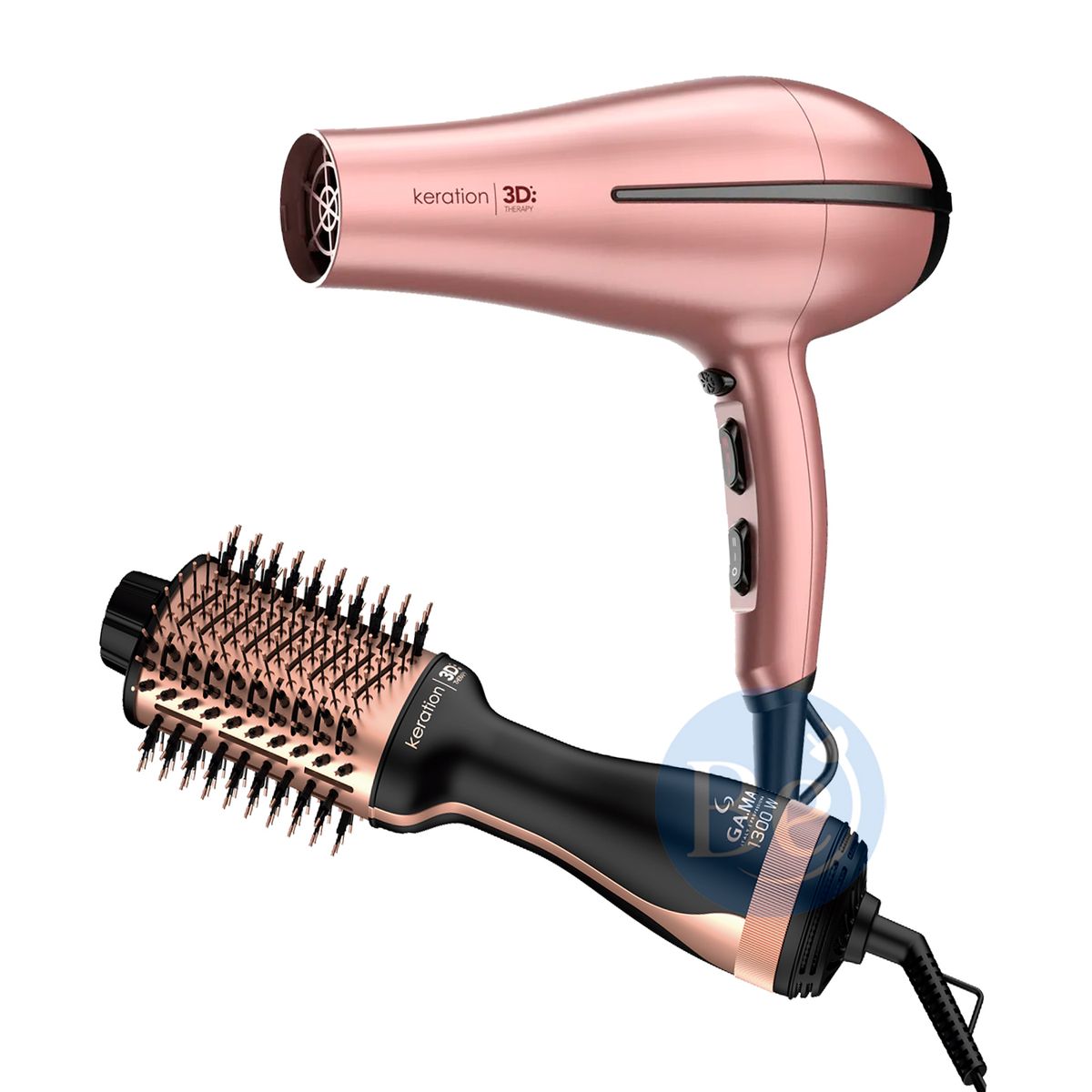 GAMA - Combo Gama Keration Secador Bora y Cepillo Eléctrico HDCBR0000000460