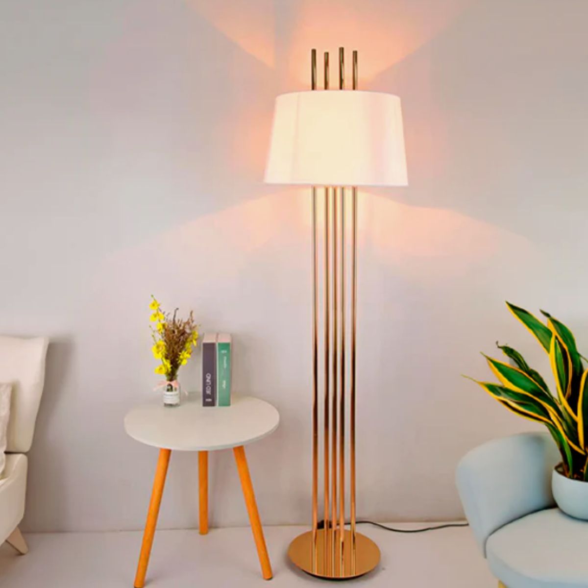 GENERICO - Lámpara de Pie Gold Led