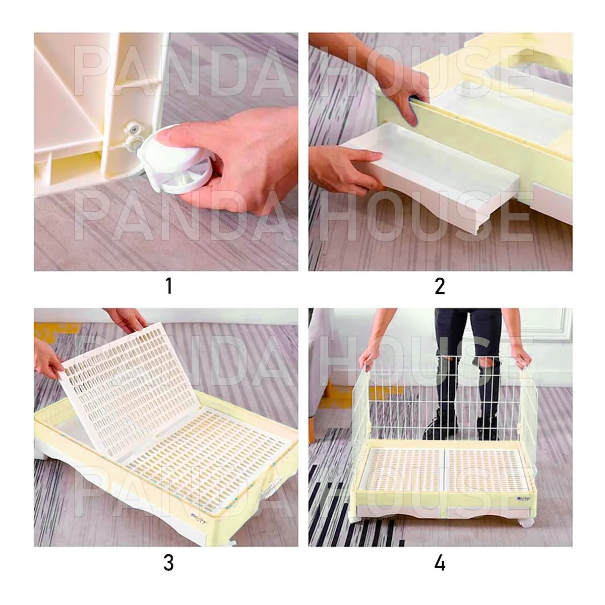 SM - JAULA PARA CONEJOS BEIGE