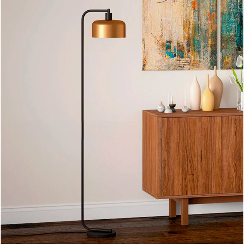 GENERICO - Lámpara de Pie Black Led