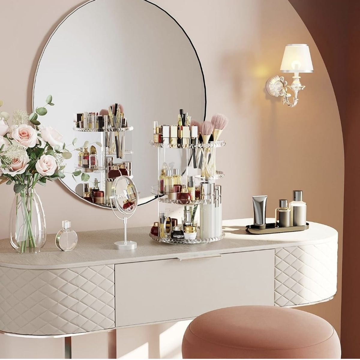 GENERICO - Organizador Acrilico Giratorio 3 niveles