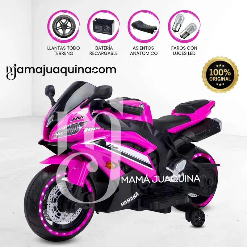 BABY - Moto a Batería para Niños «FLASH RACER» Pink