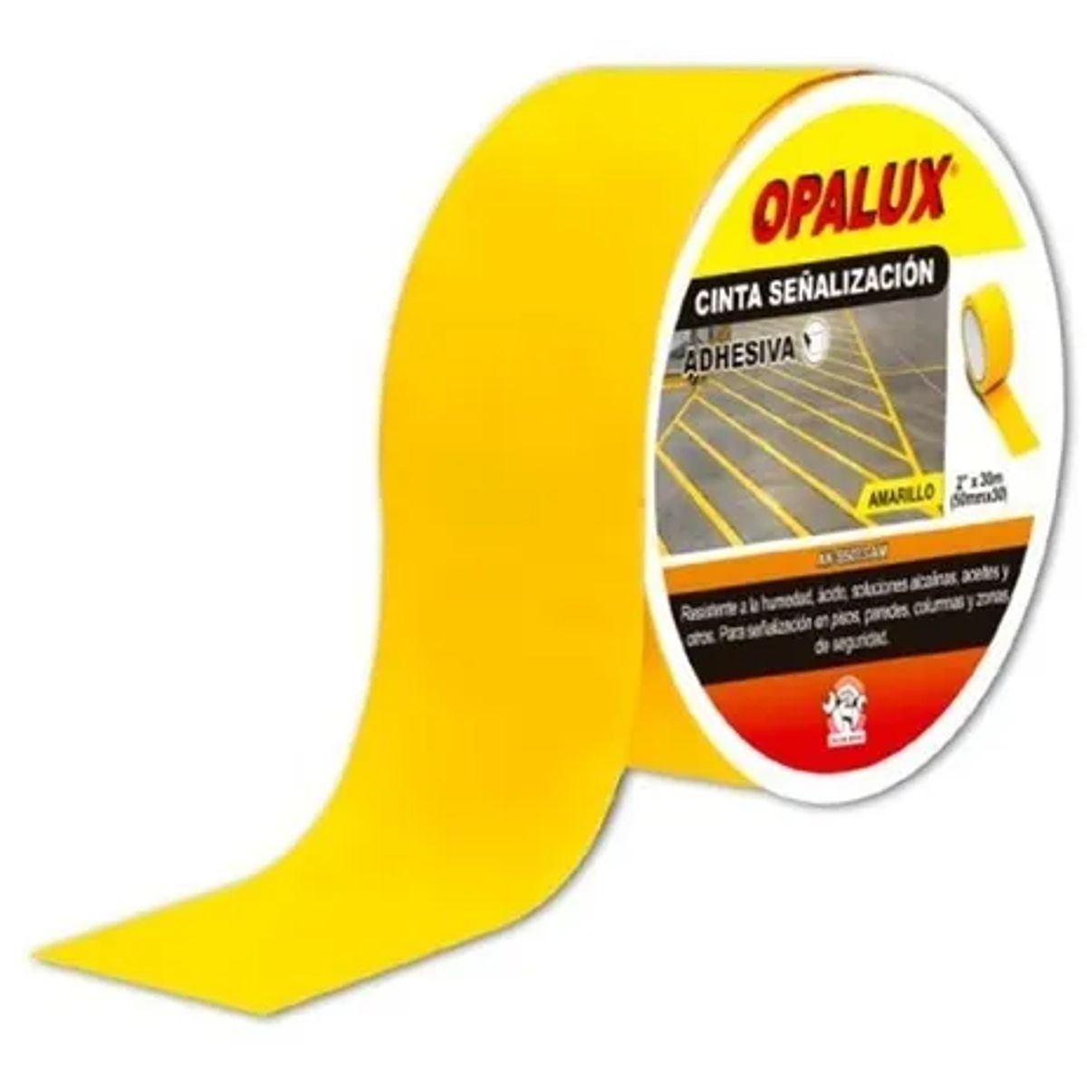 OPALUX - Cinta De Señalización Opalux Amarilla 30mx50mm AN-S5033-AM