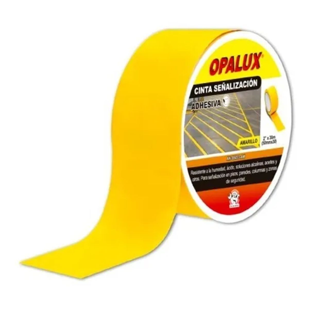 OPALUX - Cinta De Señalización Opalux Amarilla 30mx50mm AN-S5033-AM