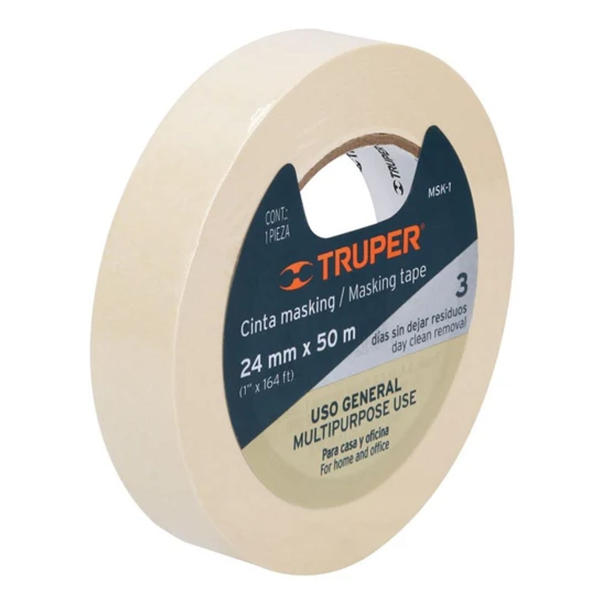 TRUPER - Cinta Masking 24mm X 50 M Truper - 12591