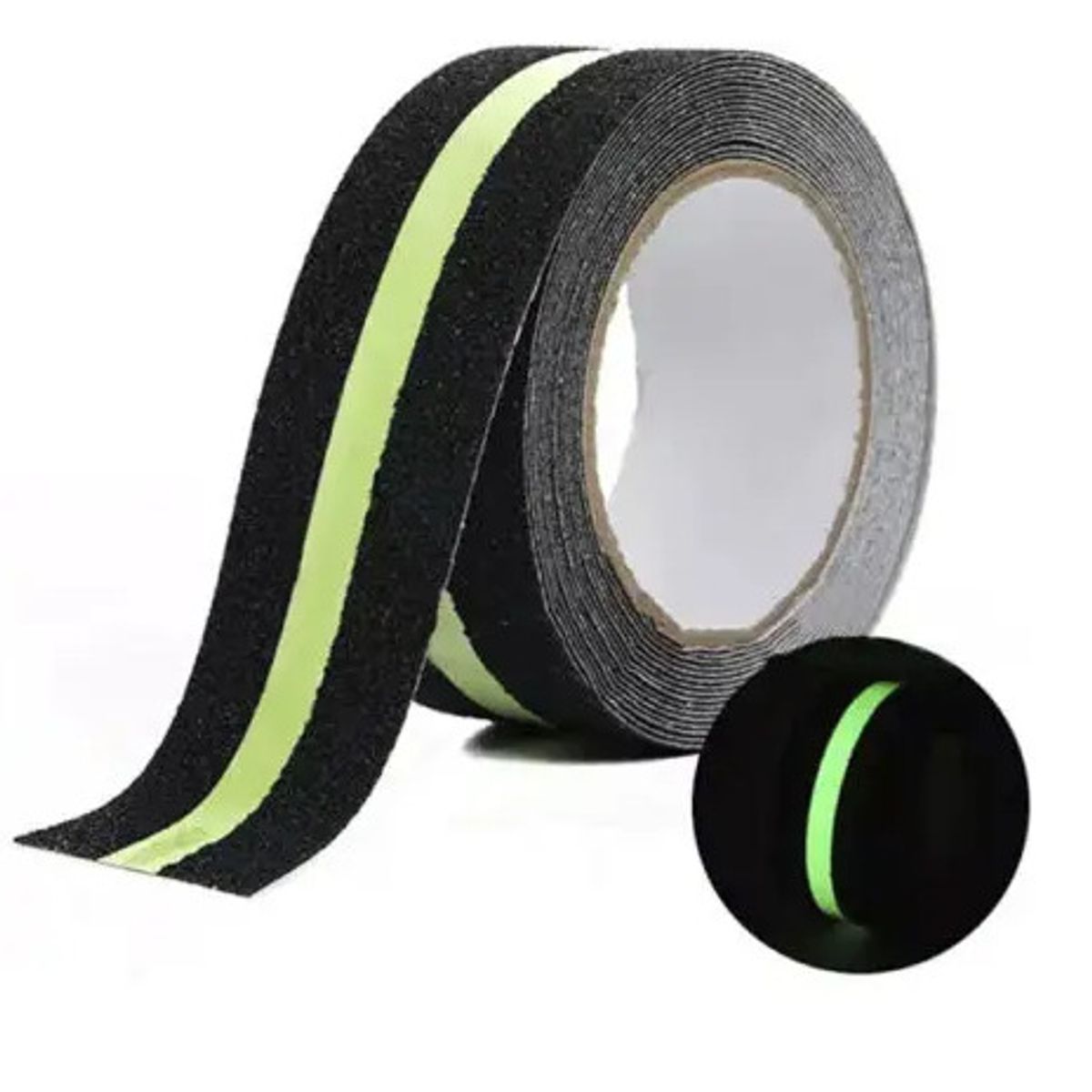 OPALUX - Cinta Antideslizante Opalux Negrofoto Luminiscente 18mx50mm - AN-18NF