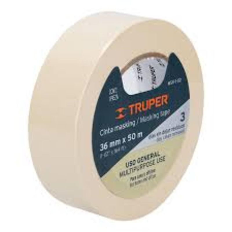 TRUPER - Cinta Masking 36mm X 50 M Truper 12592