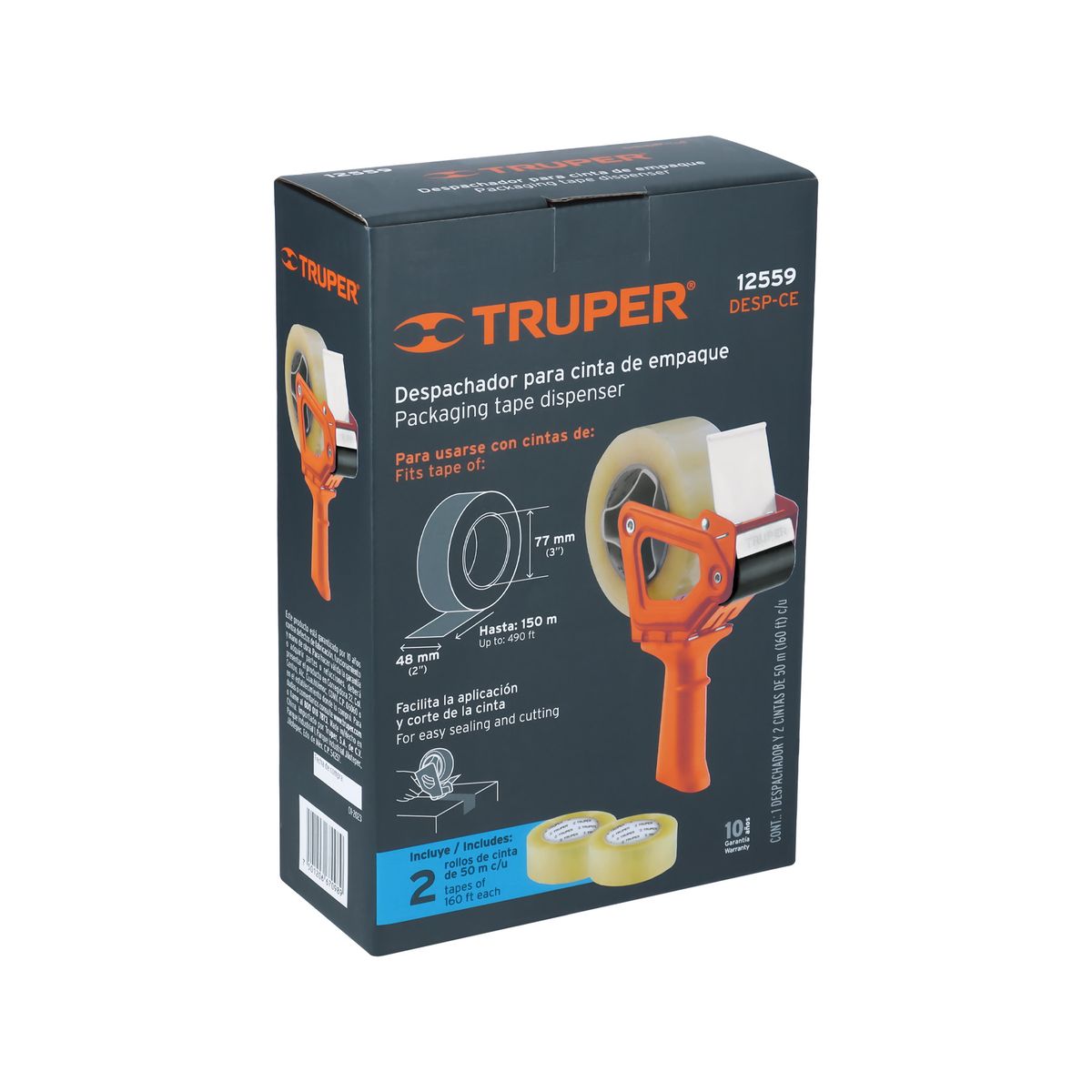 TRUPER - Dispensador De Cinta De Embalaje Truper 12559
