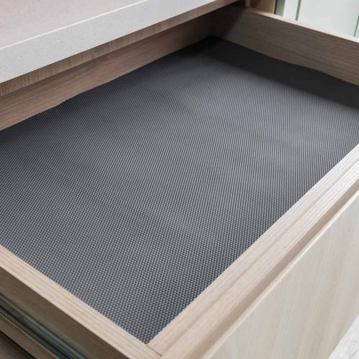 MAS CASA MOBILIARIO Y ACCESORIOS - Tapiz Más Casa Perú para cajones de cocina color gris de 1 metro