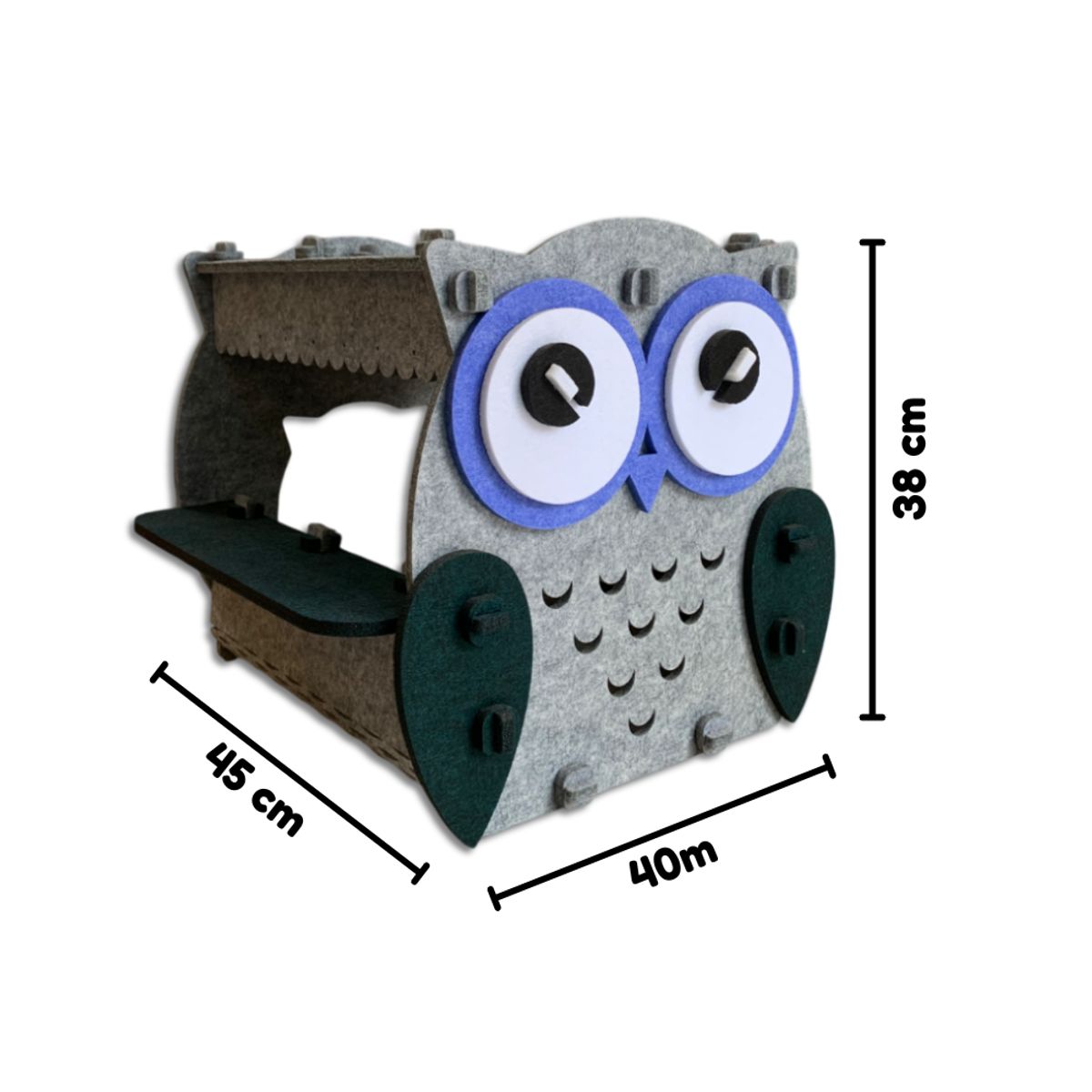GENERICO - Casita En Forma De Búho Para Mascota