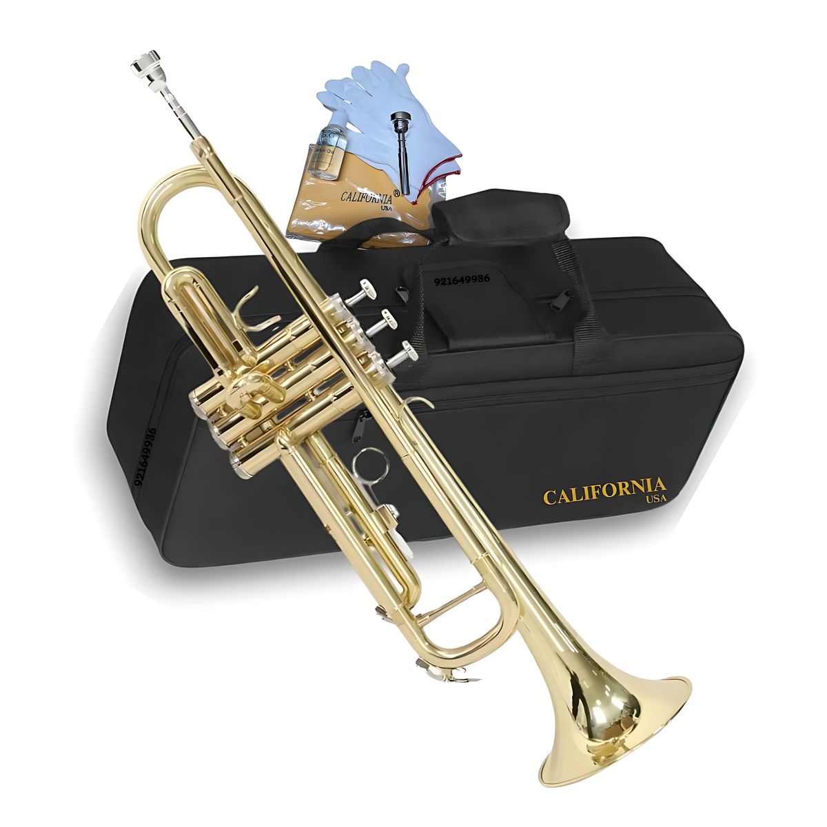 CALIFORNIA - Trompeta California ORIGINAL DORADO