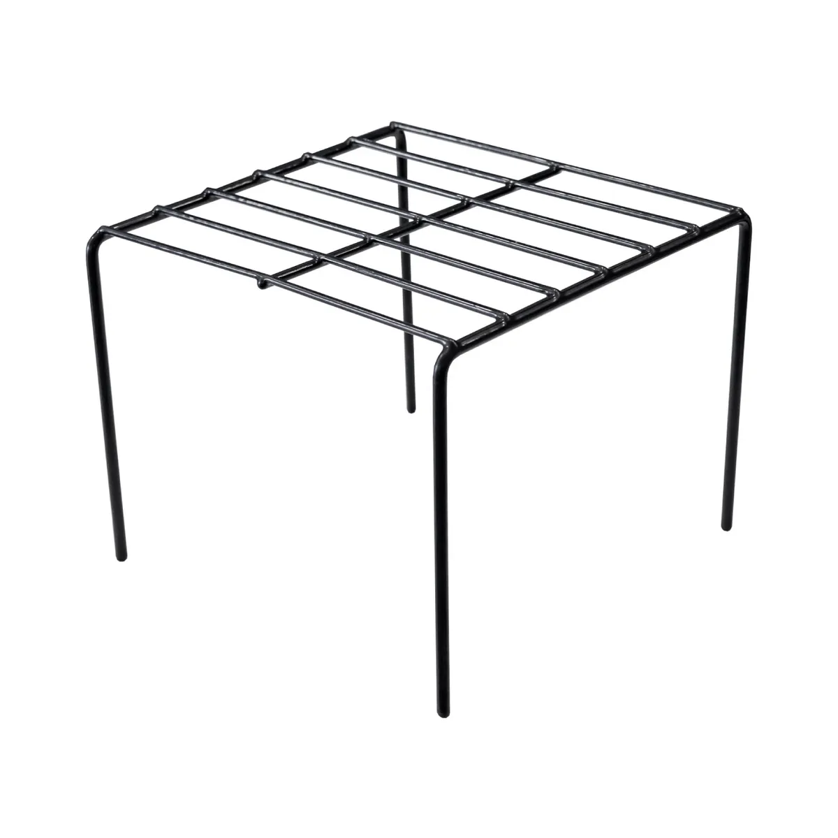 MAS CASA MOBILIARIO Y ACCESORIOS - Repisa para reposteros de cocina negro (20 x 20 cm)