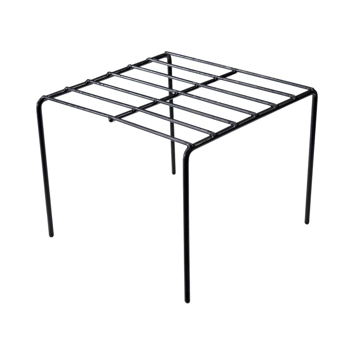 MAS CASA MOBILIARIO Y ACCESORIOS - Repisa para reposteros de cocina negro (20 x 20 cm)