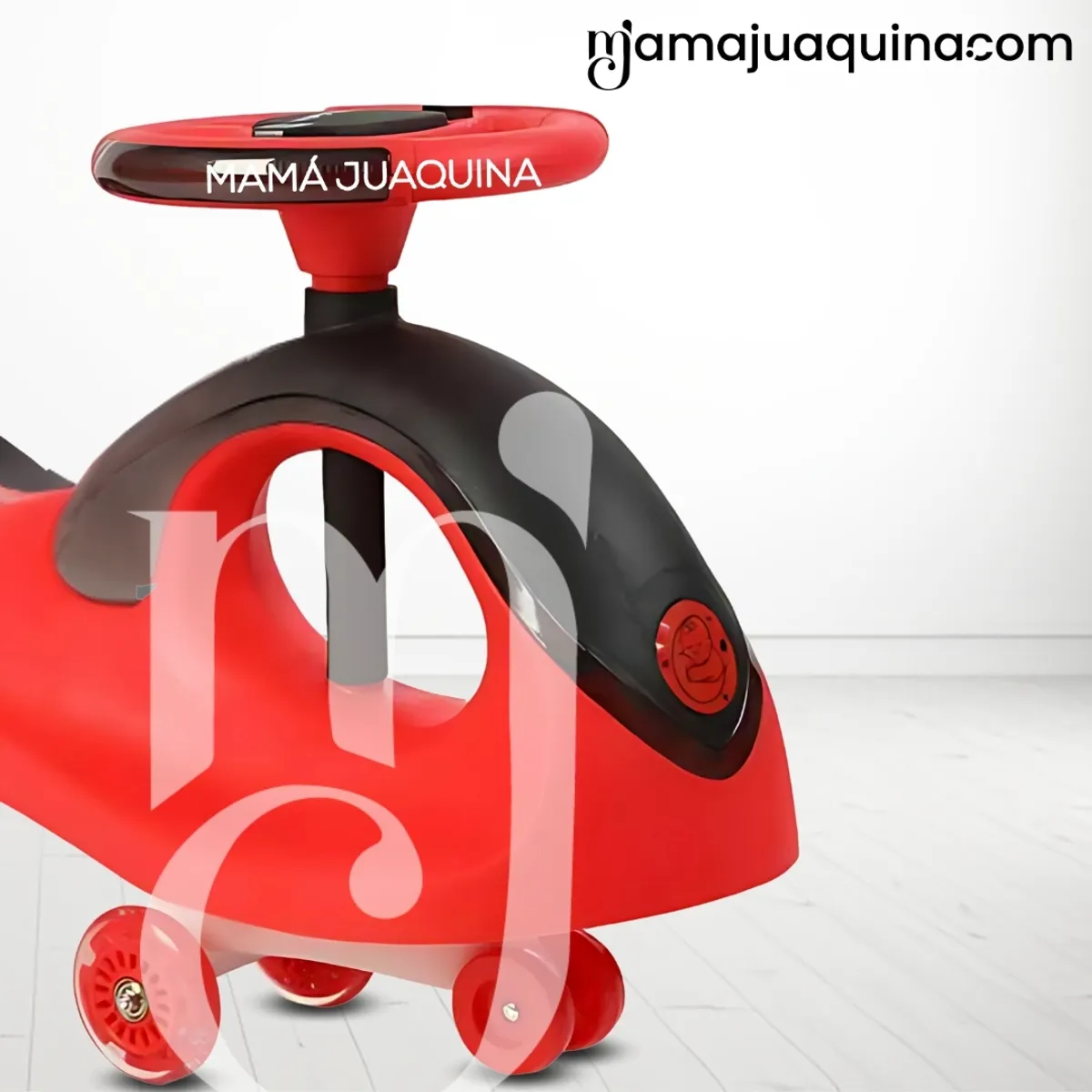 BABY - Correpasillo Twist Car con Luces «WHALL» Red