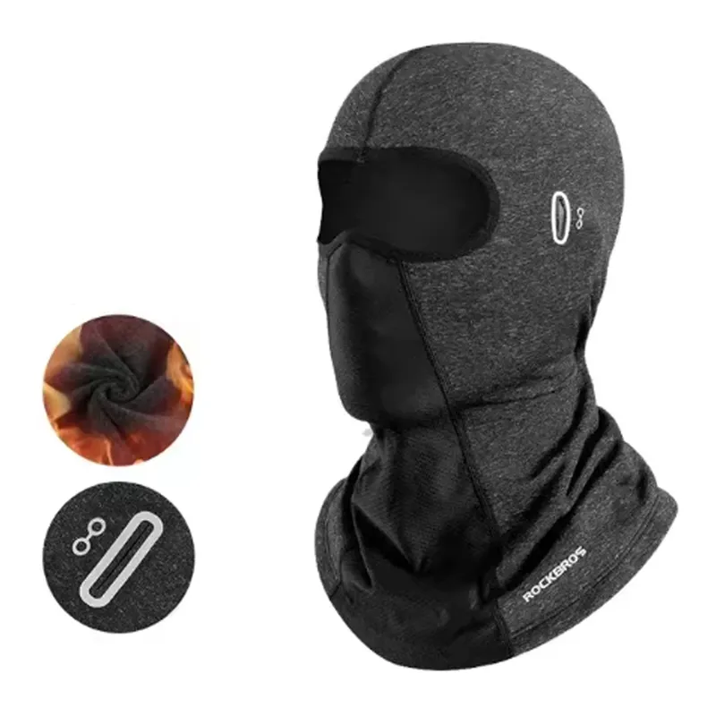 ROCKBROS - PASAMONTAÑA CALENTADOR OTOÑO INVIERNO ROCKBROS GRIS MD2